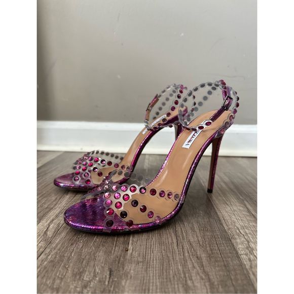 Aquazzura Tequila Plexi Sandals 105mm - Picture 11 of 16